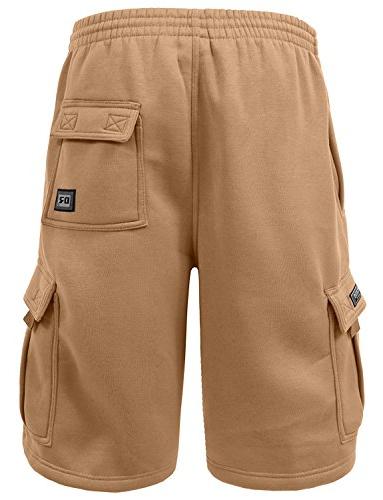 fleece shorts with pockets